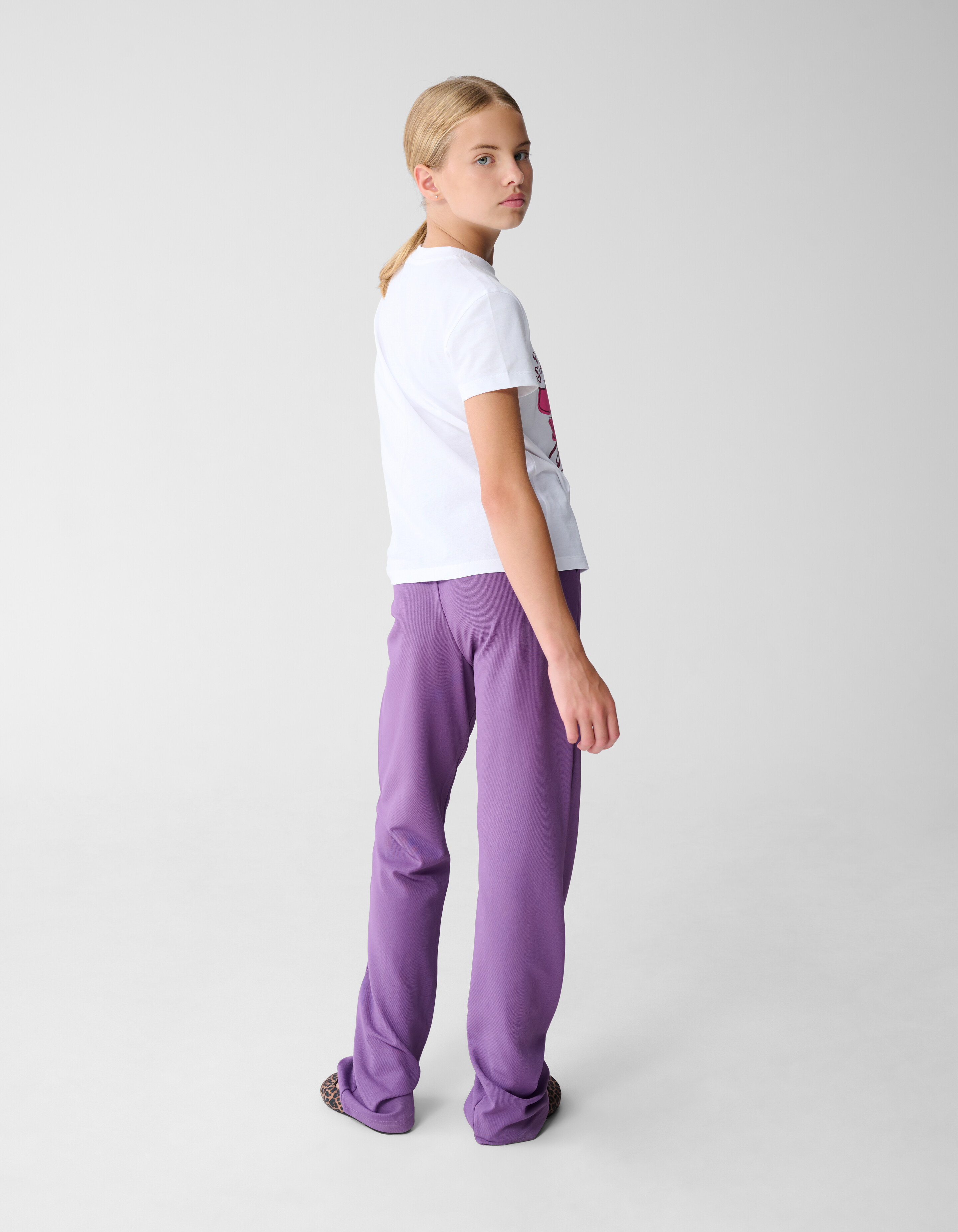 Rue De Fleur Artwork T-shirt Wit SHOEBY GIRLS