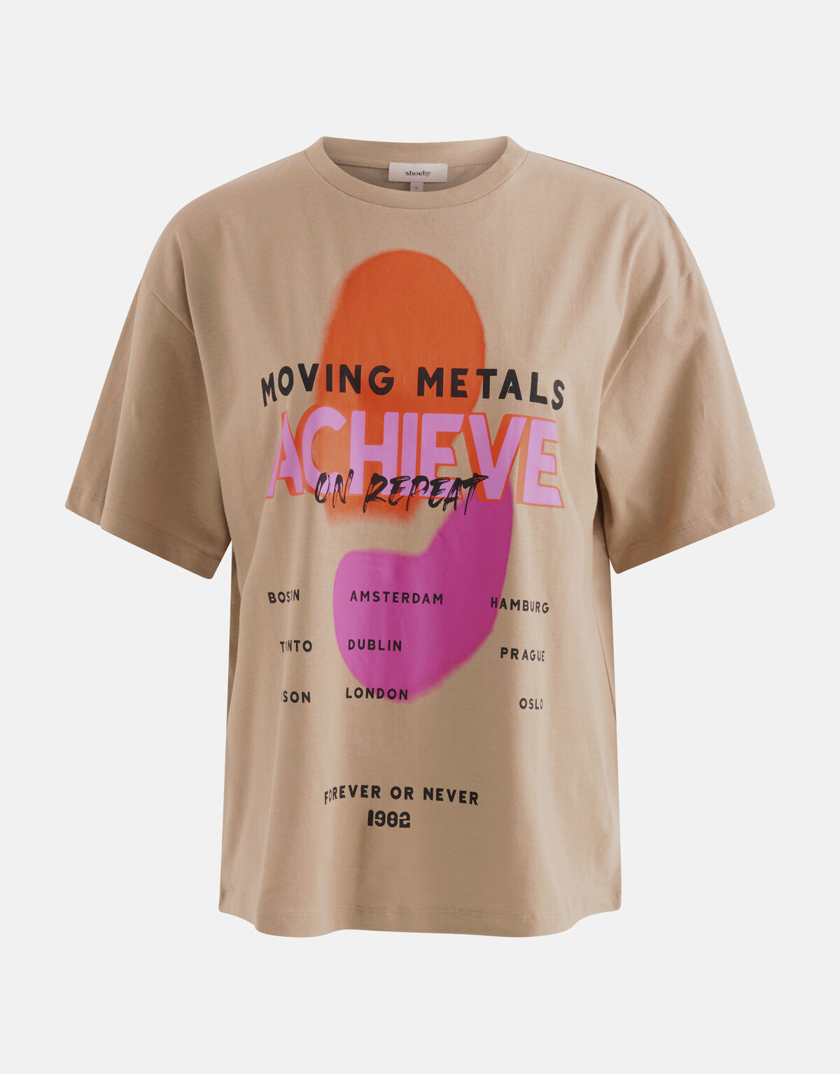 Artwork T-shirt Sand SHOEBY WOMEN