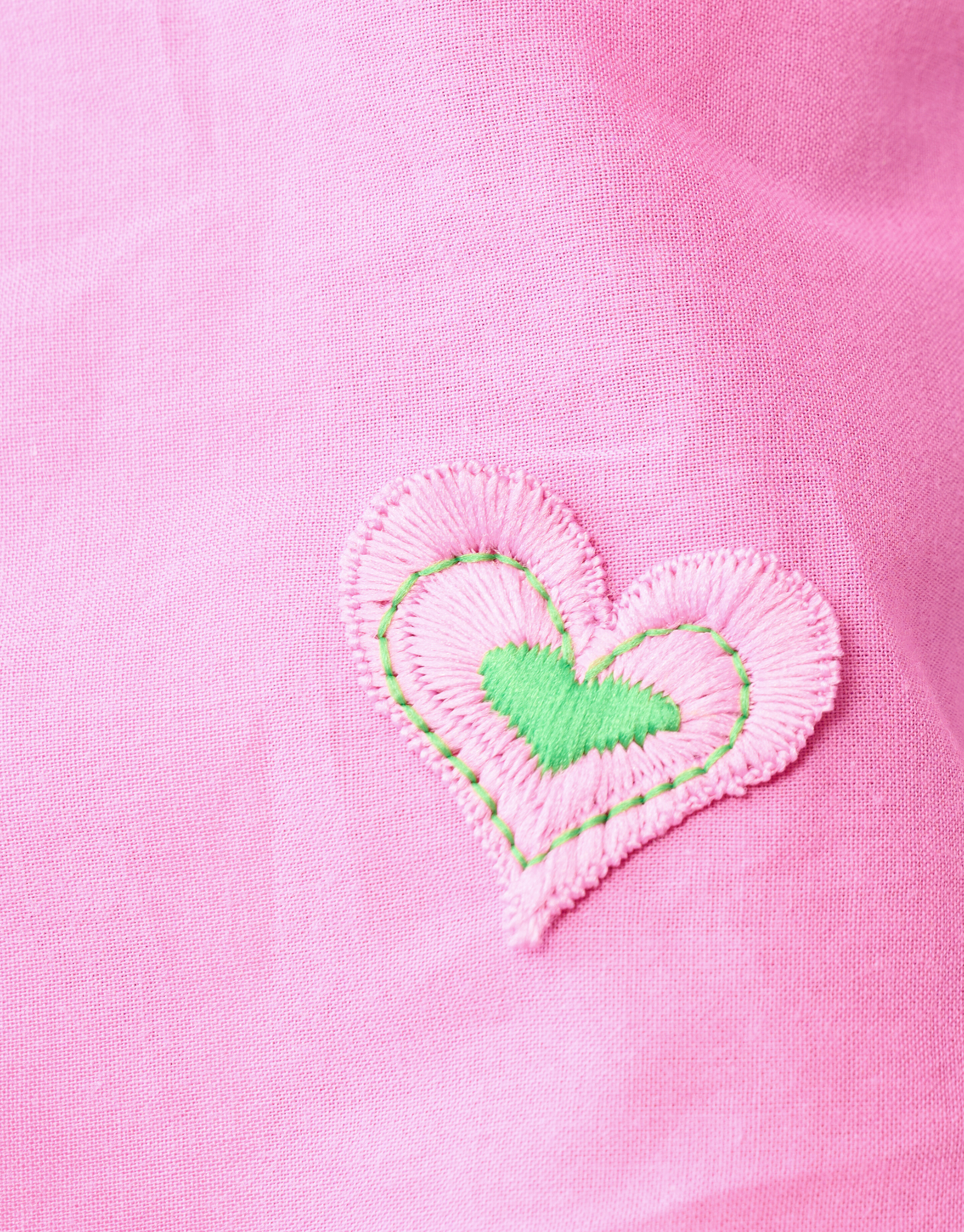 Embroidery Heart Top Roze SHOEBY GIRLS
