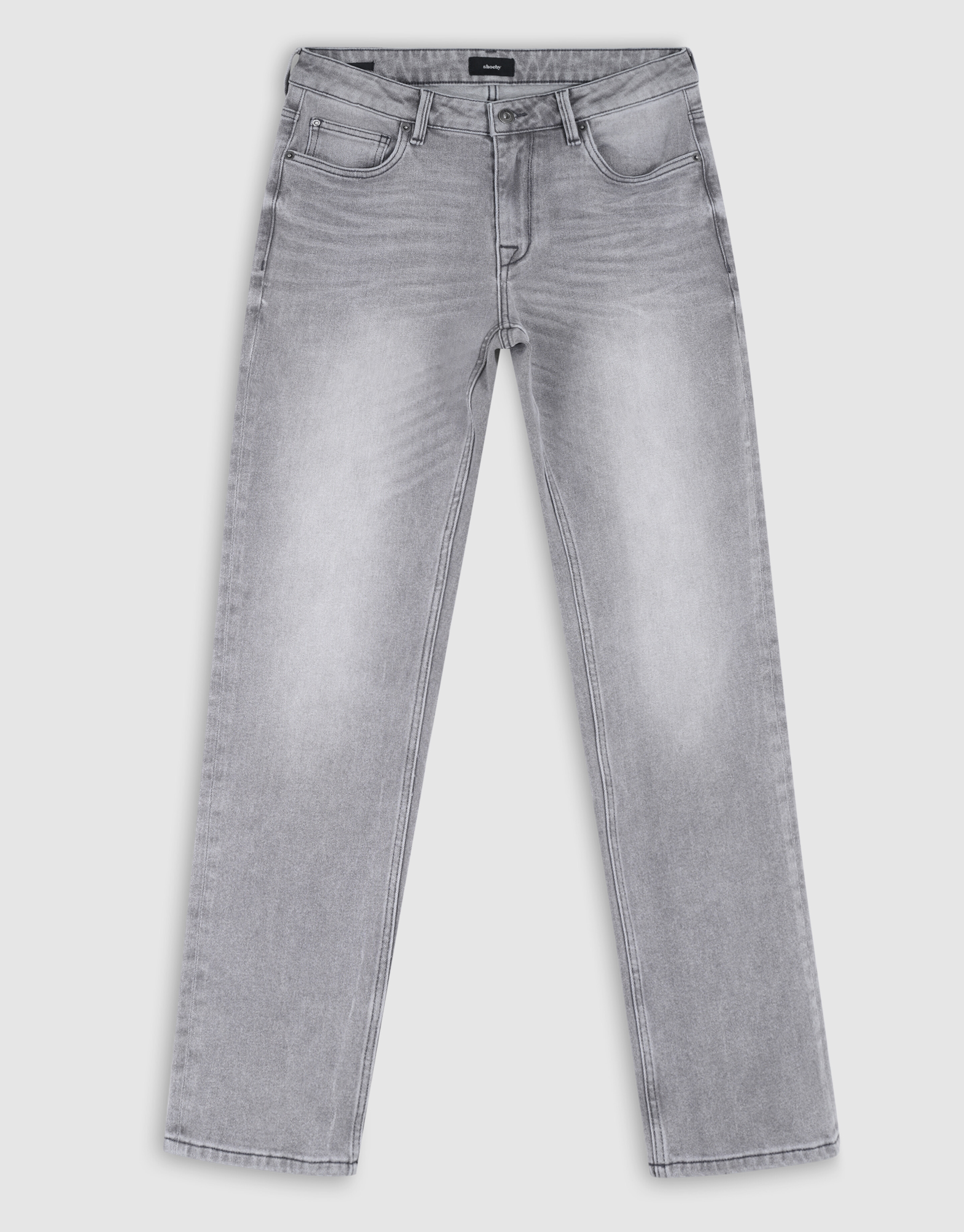 Straight Fit Jeans Grijs L34 SHOEBY MEN