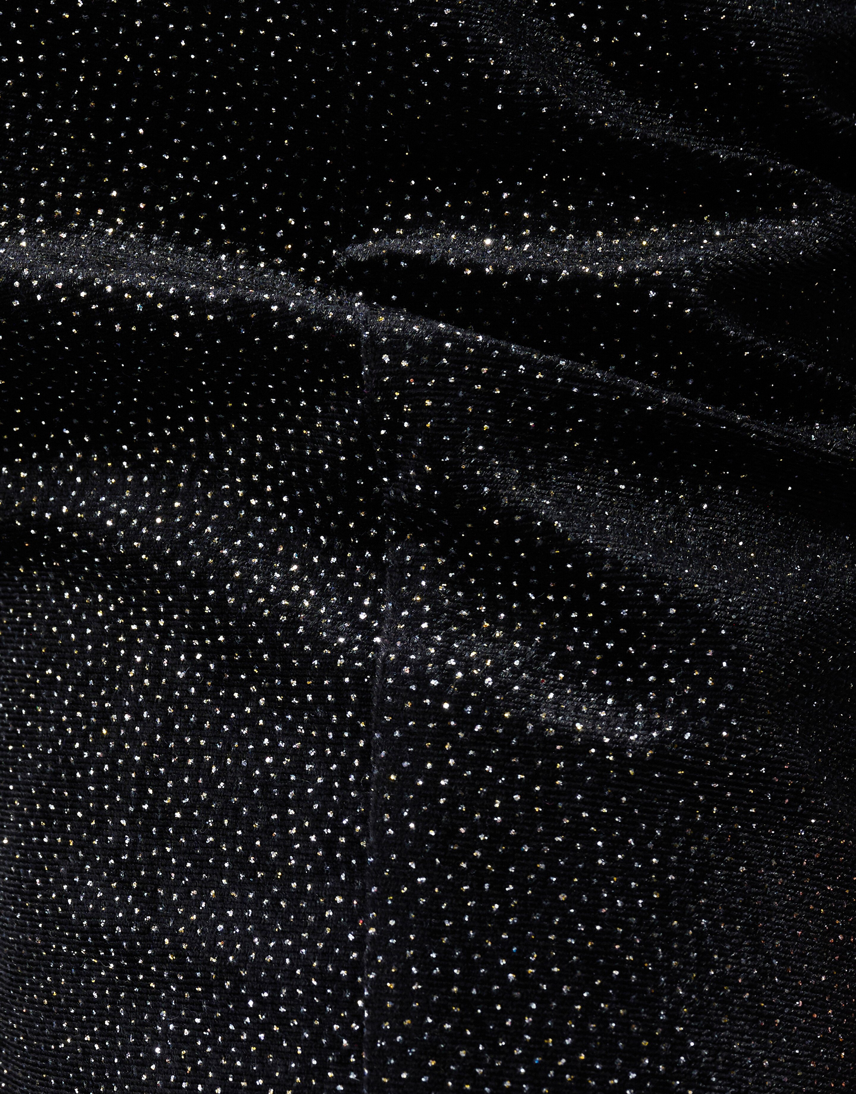 Velvet Wide Leg Broek Zwart SHOEBY GIRLS