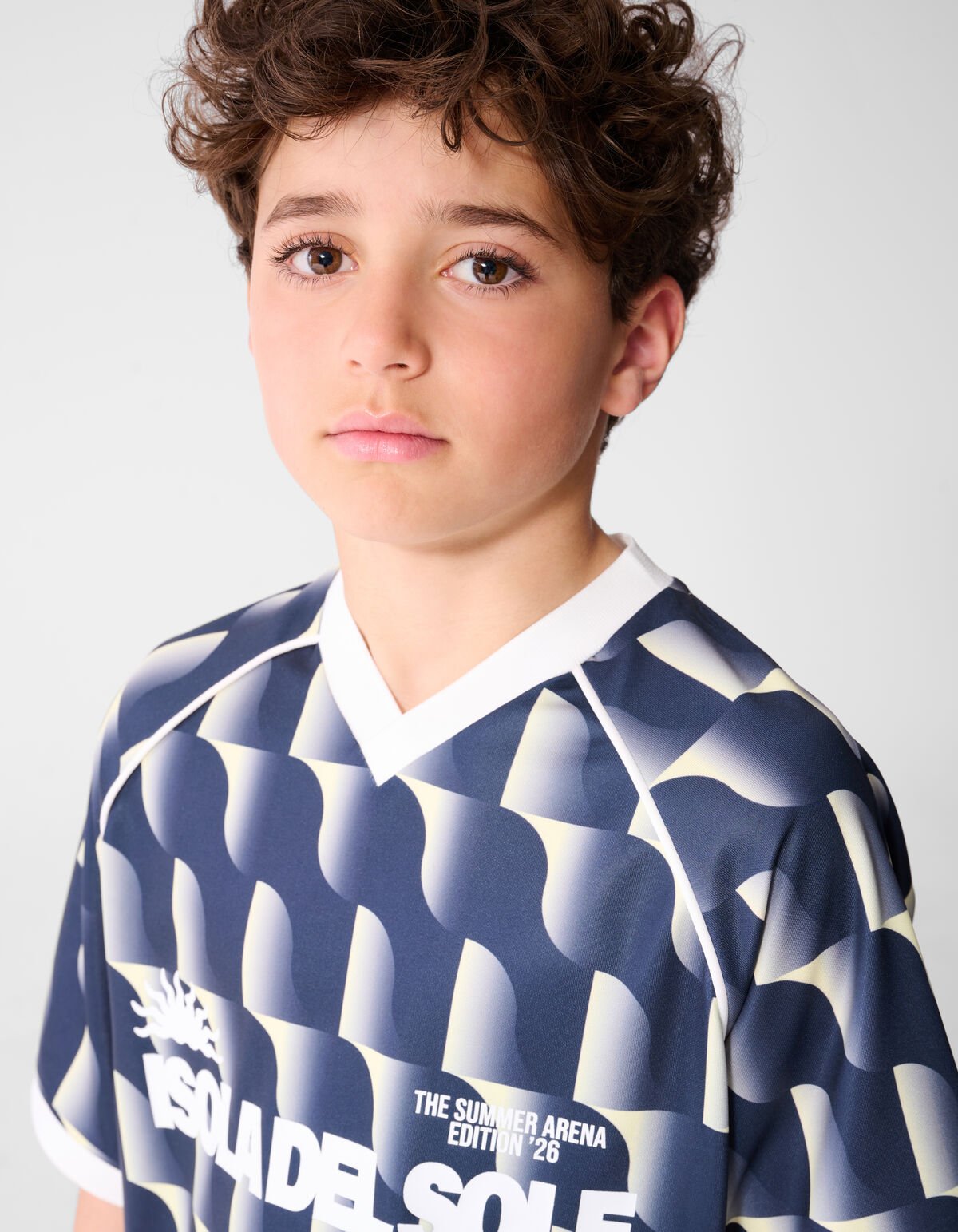 Sporty Text T-shirt Donkerblauw SHOEBY BOYS