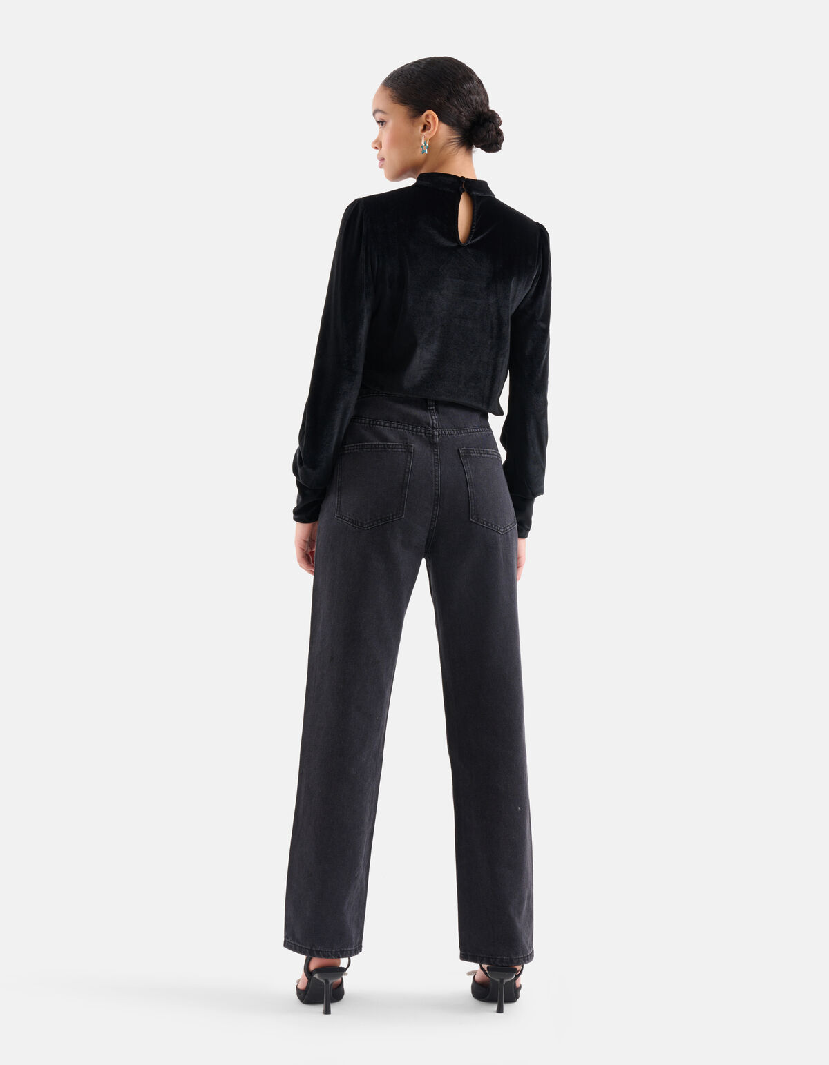 Velvet Top Zwart EKSEPT