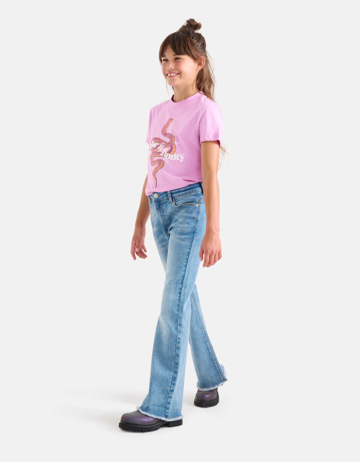 Funky Artwork T-shirt Roze SHOEBY GIRLS