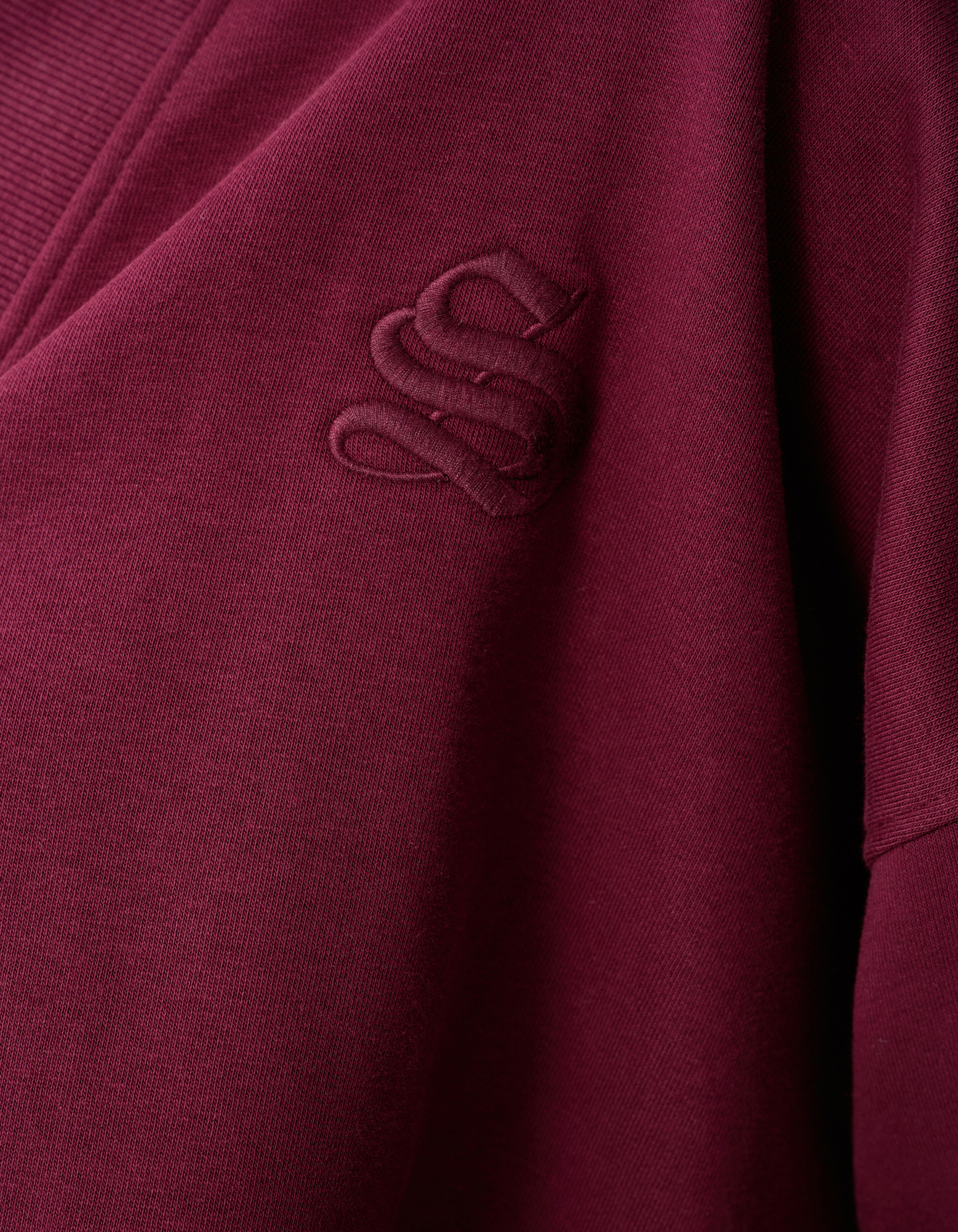 Varsity Logo Sweater Donkerrood SHOEBY WOMEN