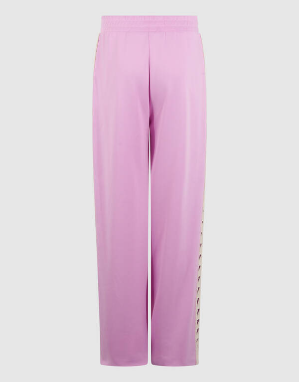 Sporty Heart Wide Leg Broek Roze SHOEBY GIRLS