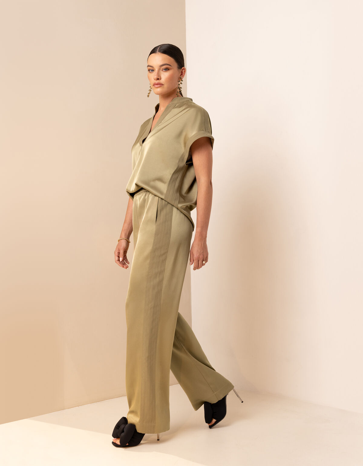 Inside Out Top Groen SHOEBY WOMEN