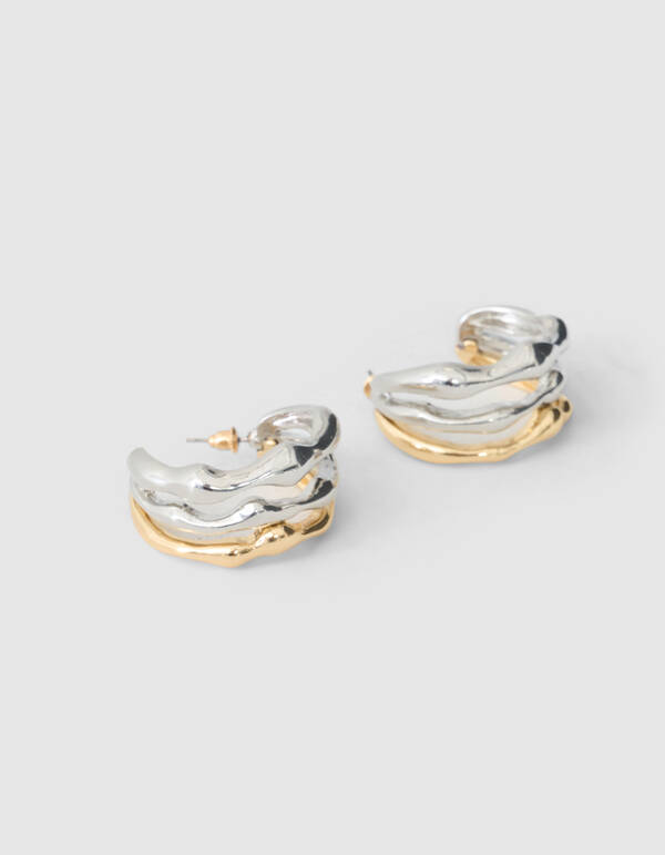 Triple Oorbellen Zilver/Goud SHOEBY ACCESSOIRES