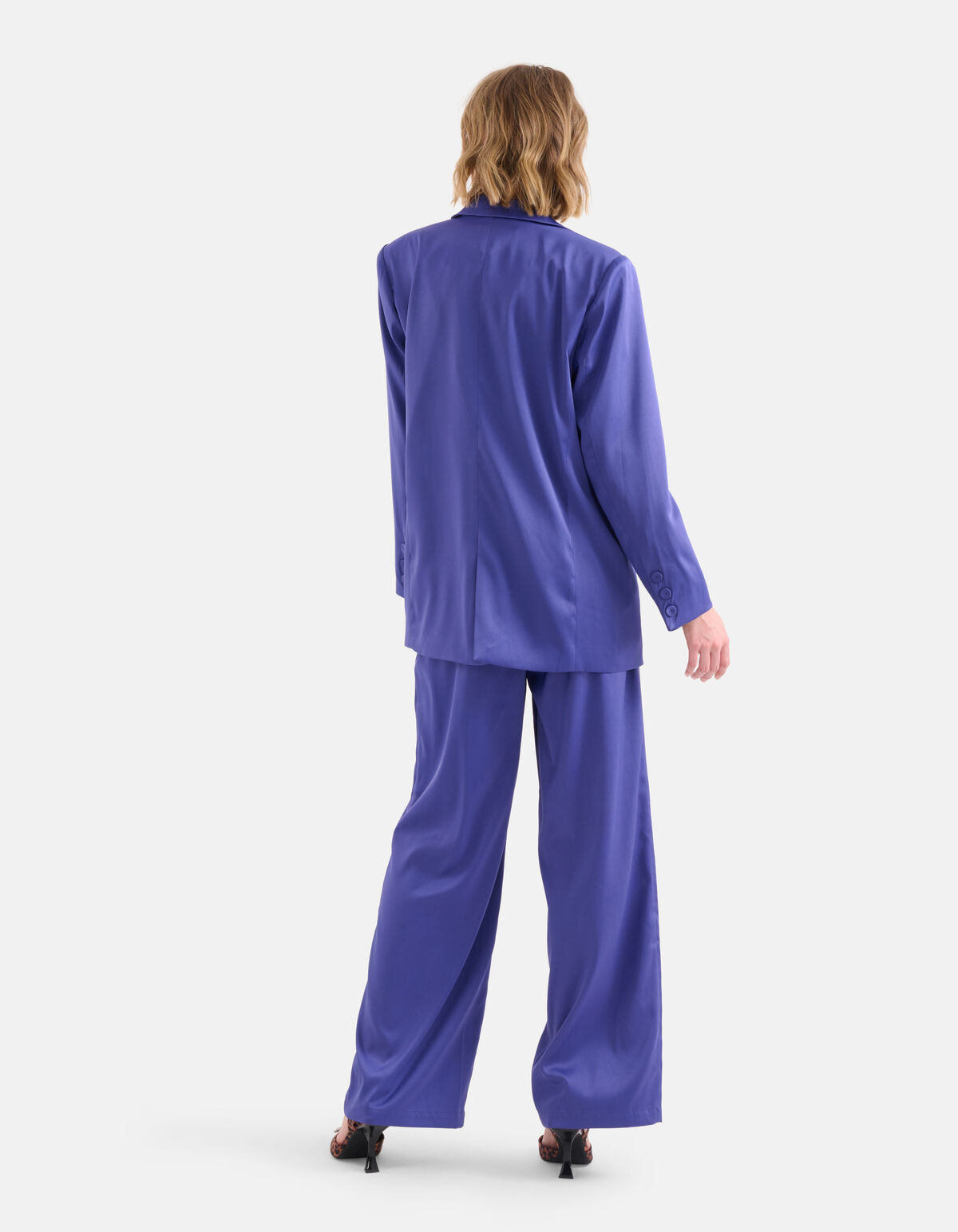 Satijnen Blazer Paars SHOEBY WOMEN