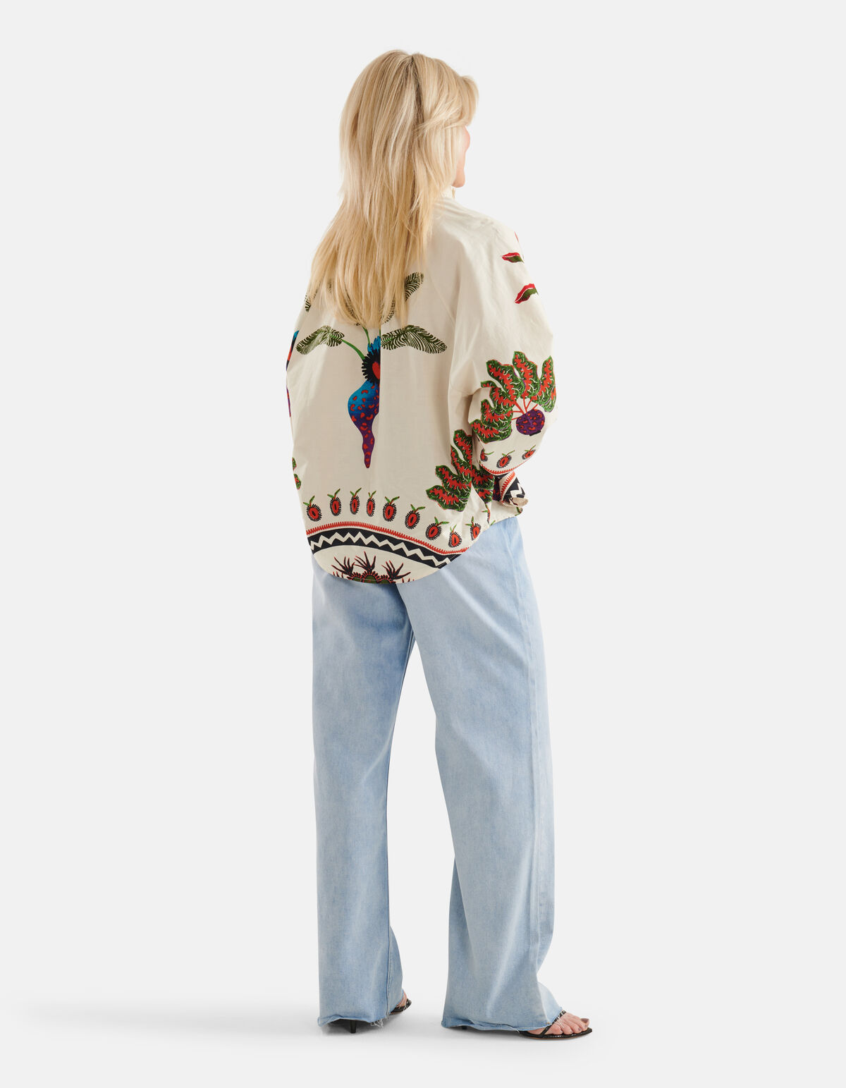 Printed Blouse Gebroken Wit By Lonneke SHOEBY WOMEN