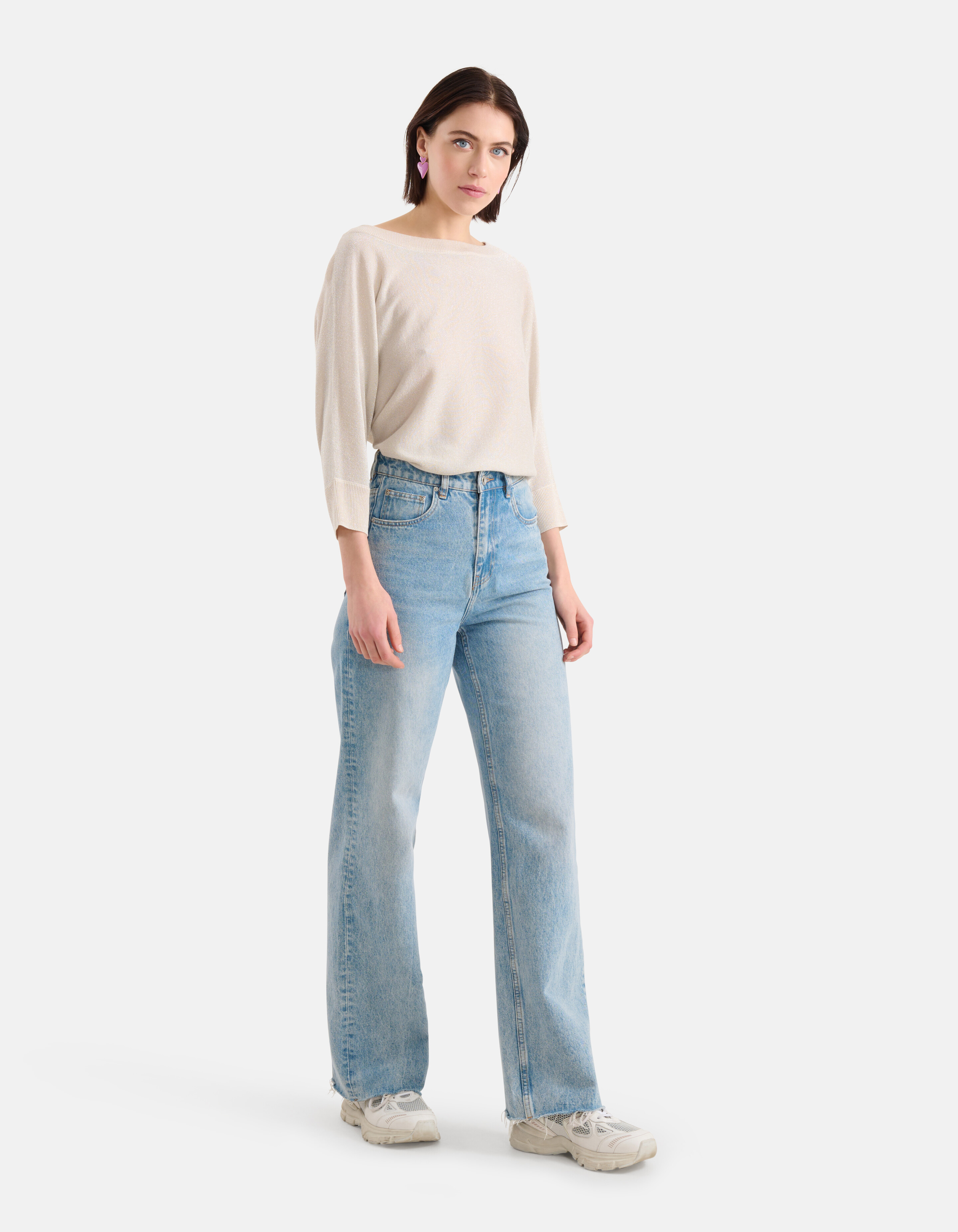 Wide Leg Jeans Bleached SHOEBY WOMEN