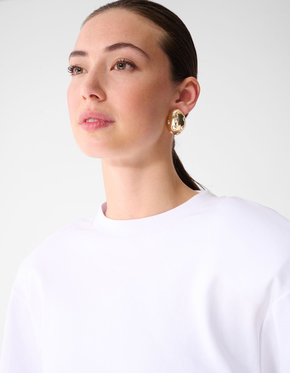 Egg Oorbellen Goud/Zilver SHOEBY ACCESSOIRES