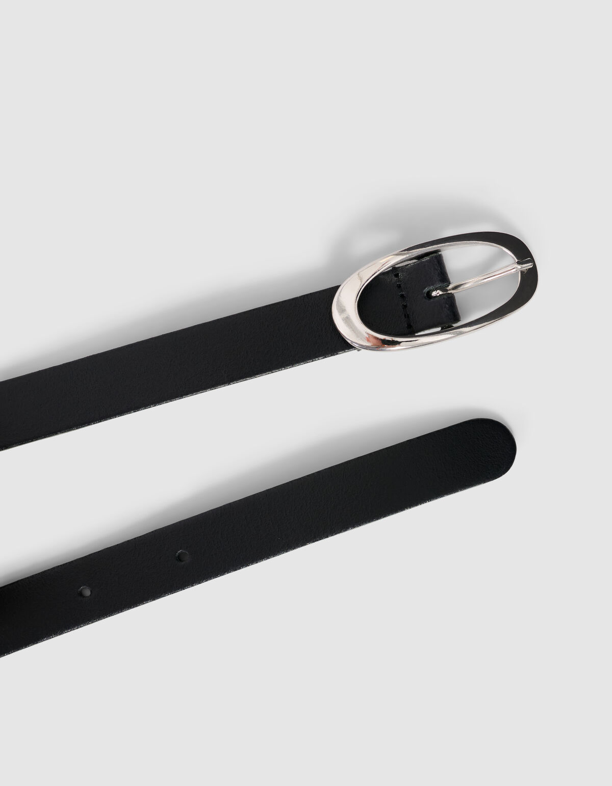 Leren Riem Zwart SHOEBY ACCESSOIRES