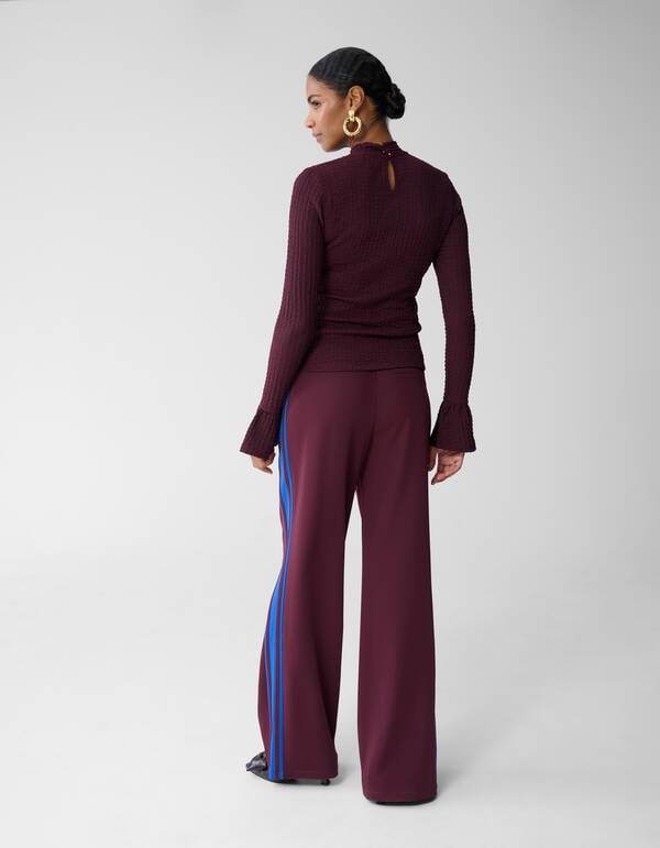 Structuur Top Donkerrood SHOEBY WOMEN