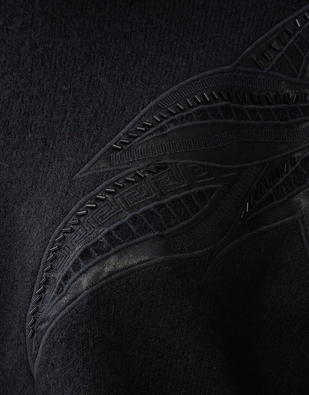 Vintage Patch Trui Zwart SHOEBY WOMEN