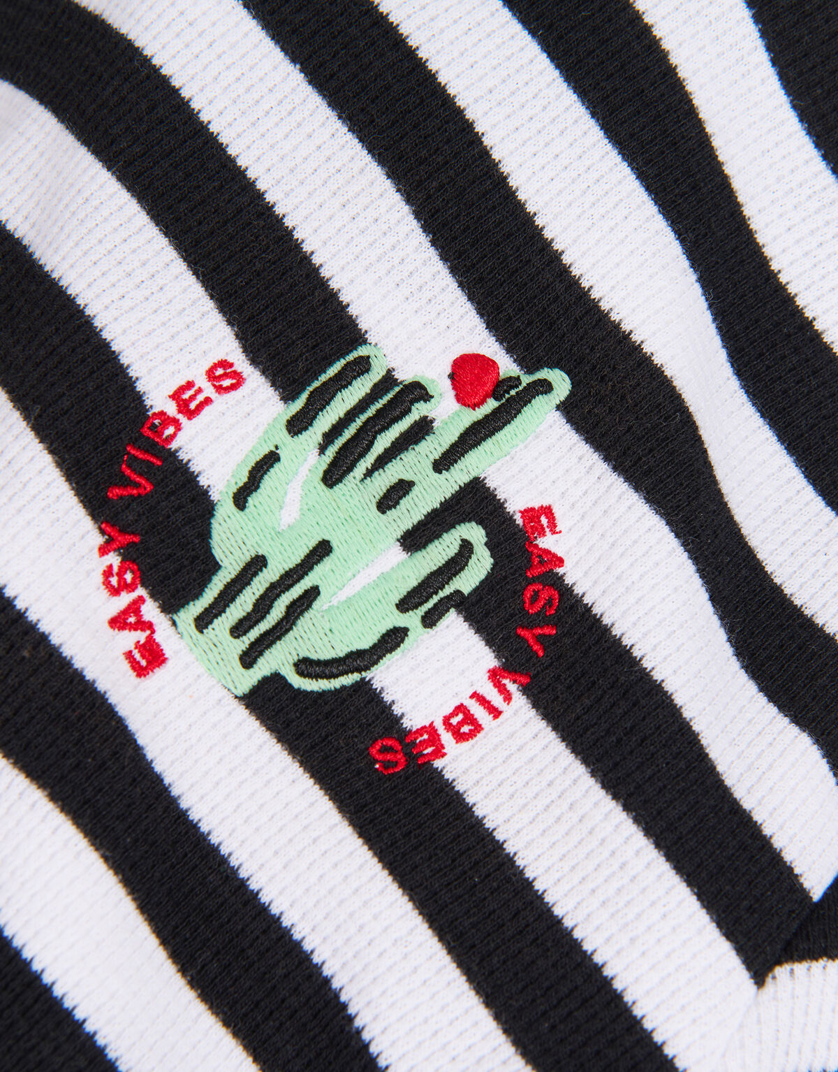 Structuur T-shirt Zwart/Wit SHOEBY BOYS