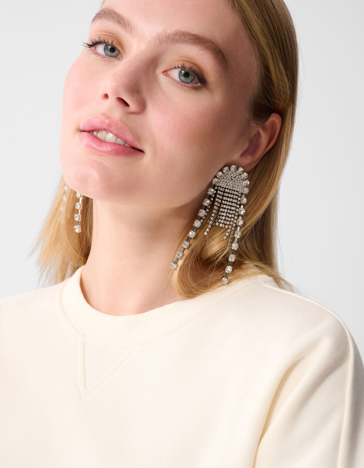 Big Sleeve Sweater Gebroken Wit SHOEBY WOMEN