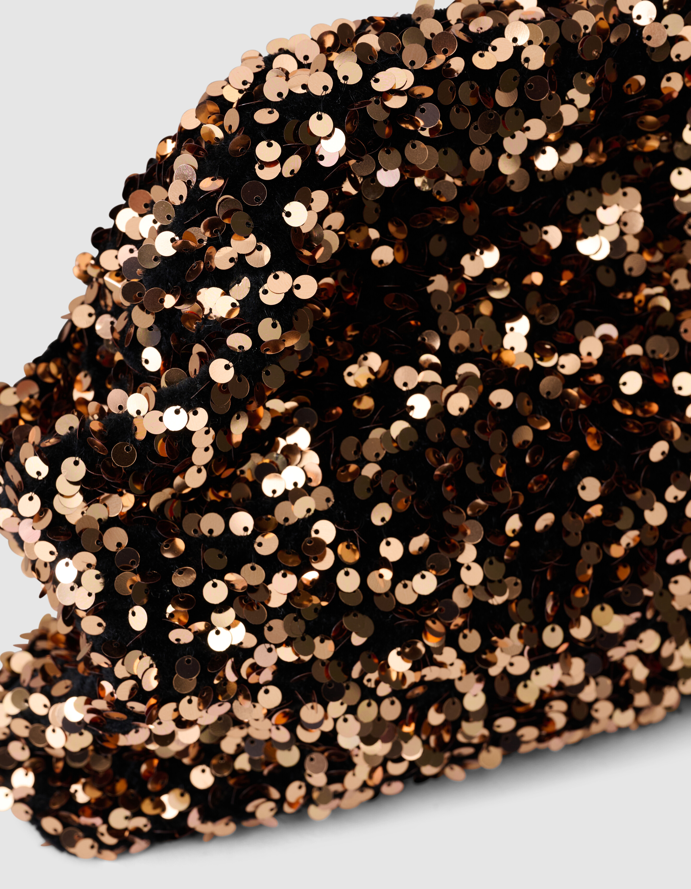 Sequin Clutch Donkerbruin SHOEBY ACCESSOIRES