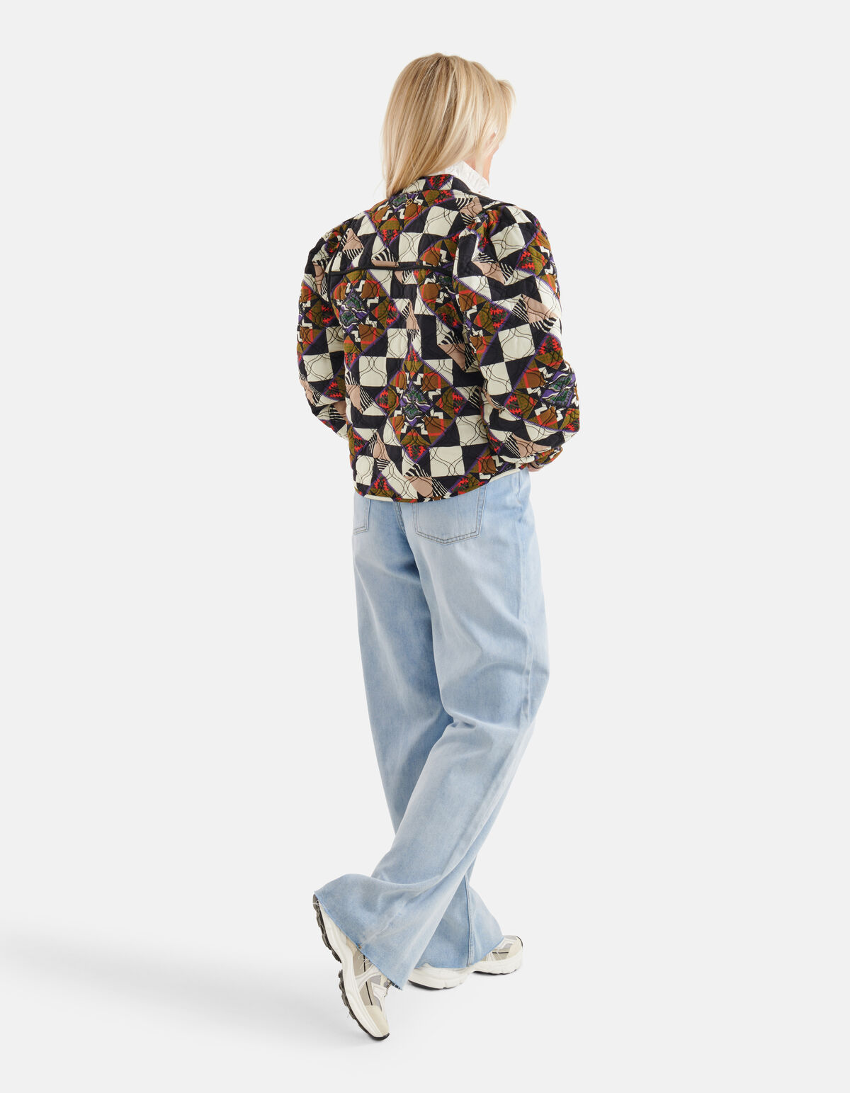 Quilted Embroidery Jack Gebroken Wit By Lonneke SHOEBY WOMEN