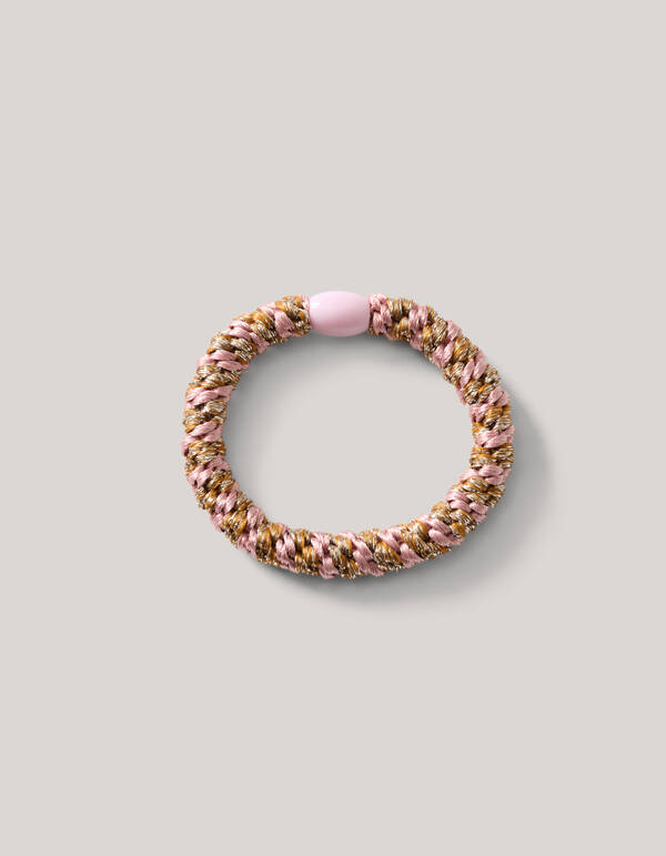 Lurex Haarelastiek Beige SHOEBY ACCESSOIRES