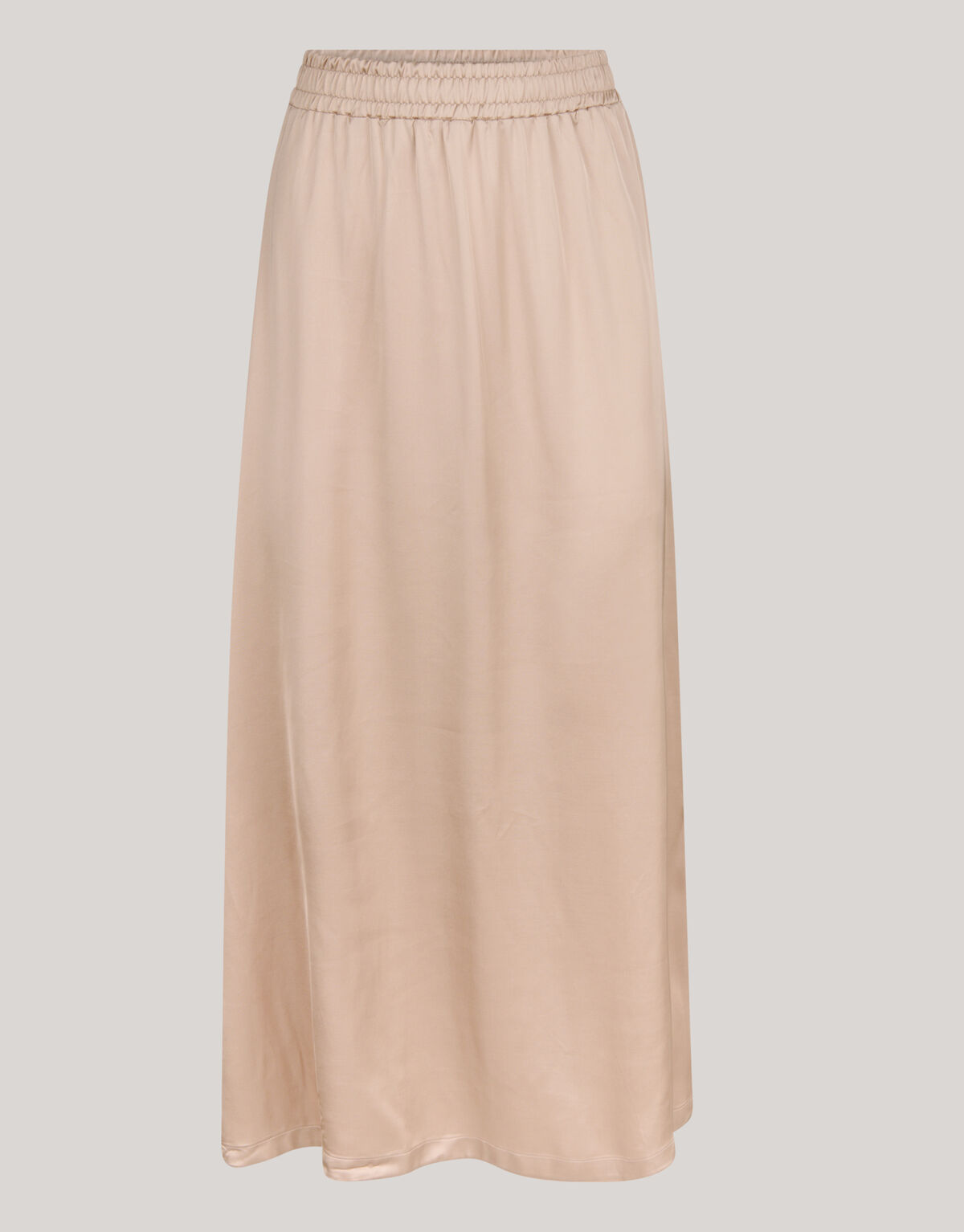 Satijnen Maxi Rok Zand SHOEBY WOMEN