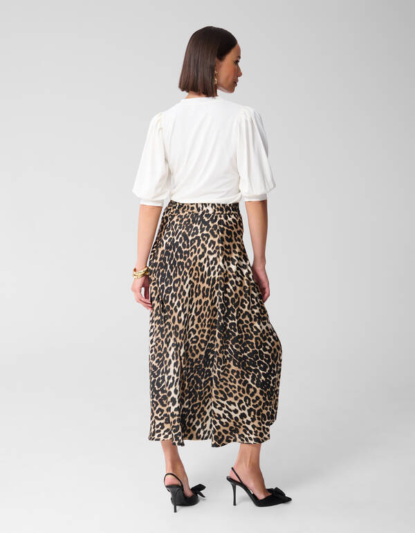 Rib Jersey Top Wit SHOEBY WOMEN