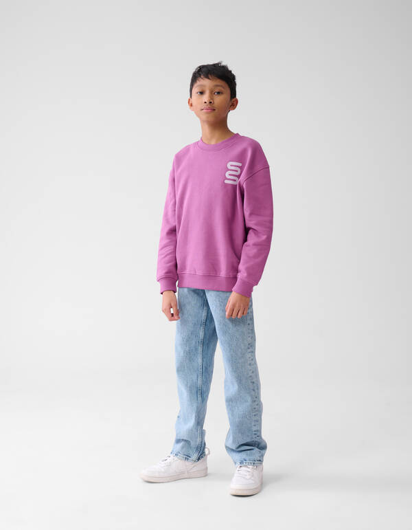 Artwork Sweater Paars SHOEBY BOYS