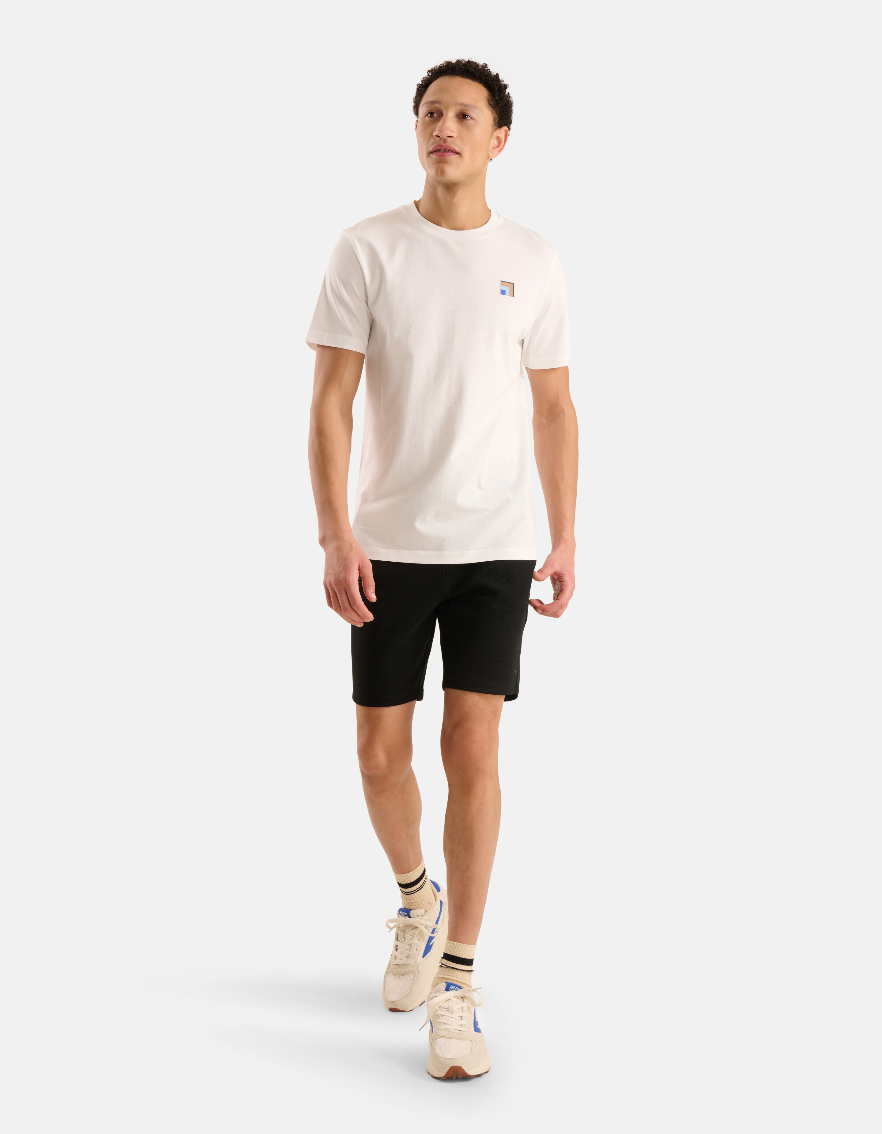 Artwork T-shirt Wit SHOEBY MEN