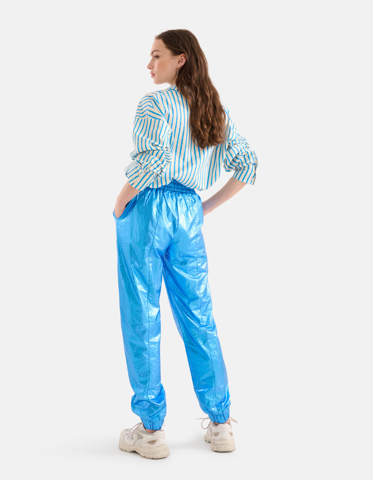 Metallic Jogger Blauw SHOEBY WOMEN