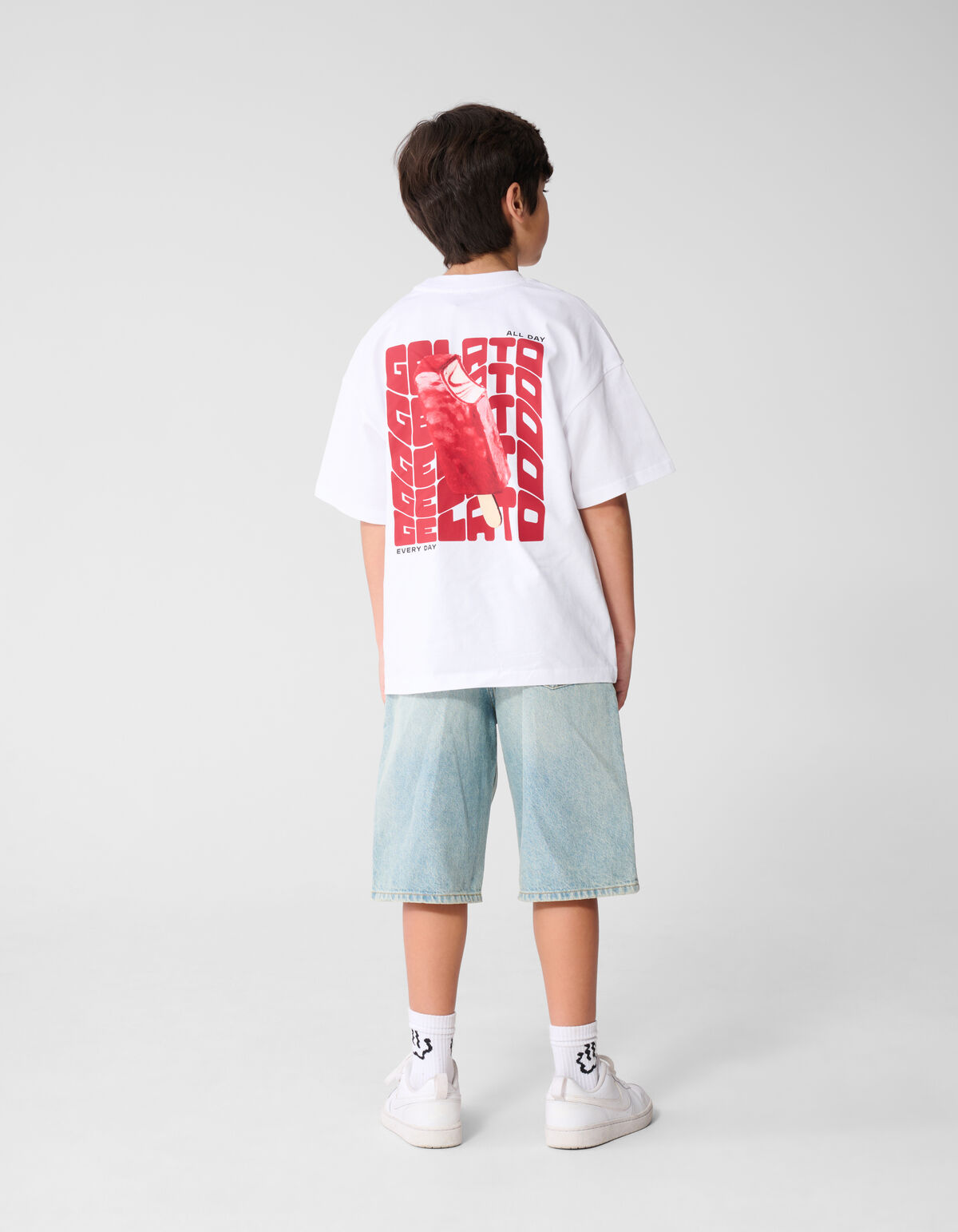 Gelato Artwork T-shirt Wit SHOEBY BOYS