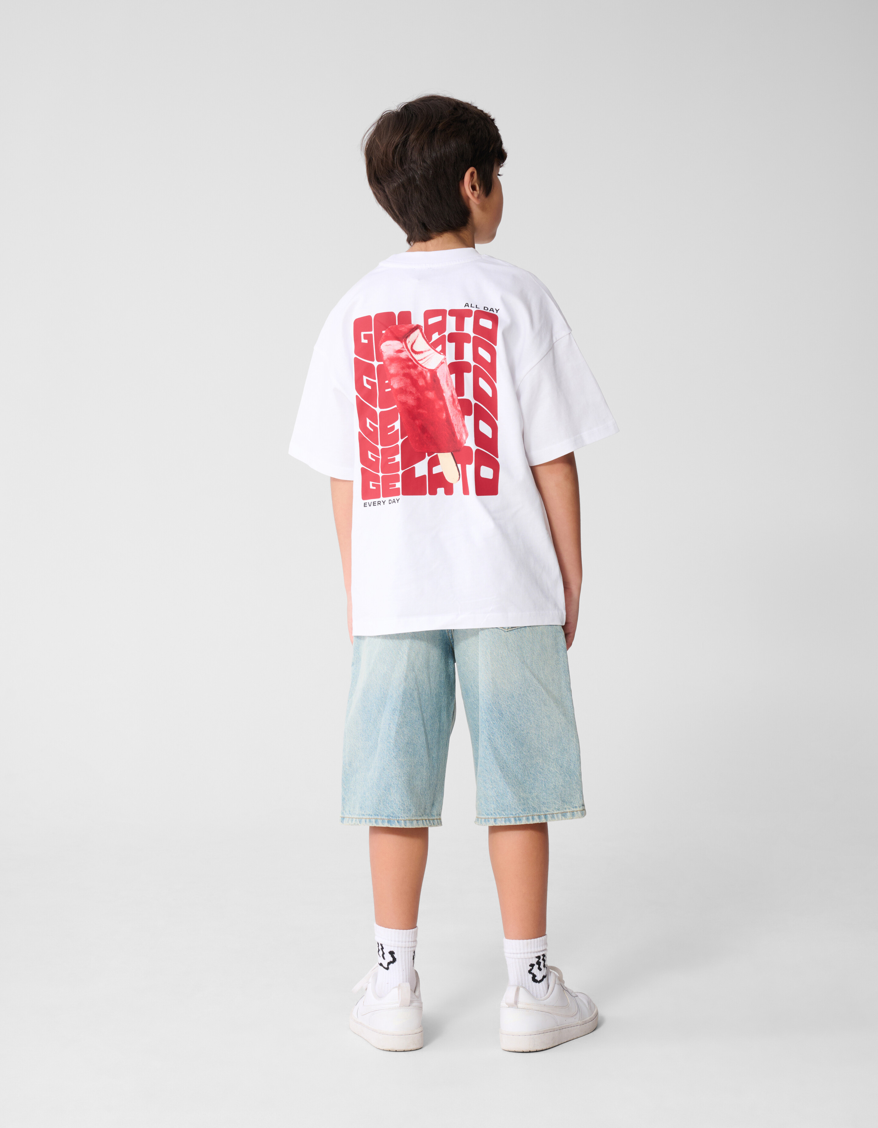 Gelato Artwork T-shirt Wit SHOEBY BOYS