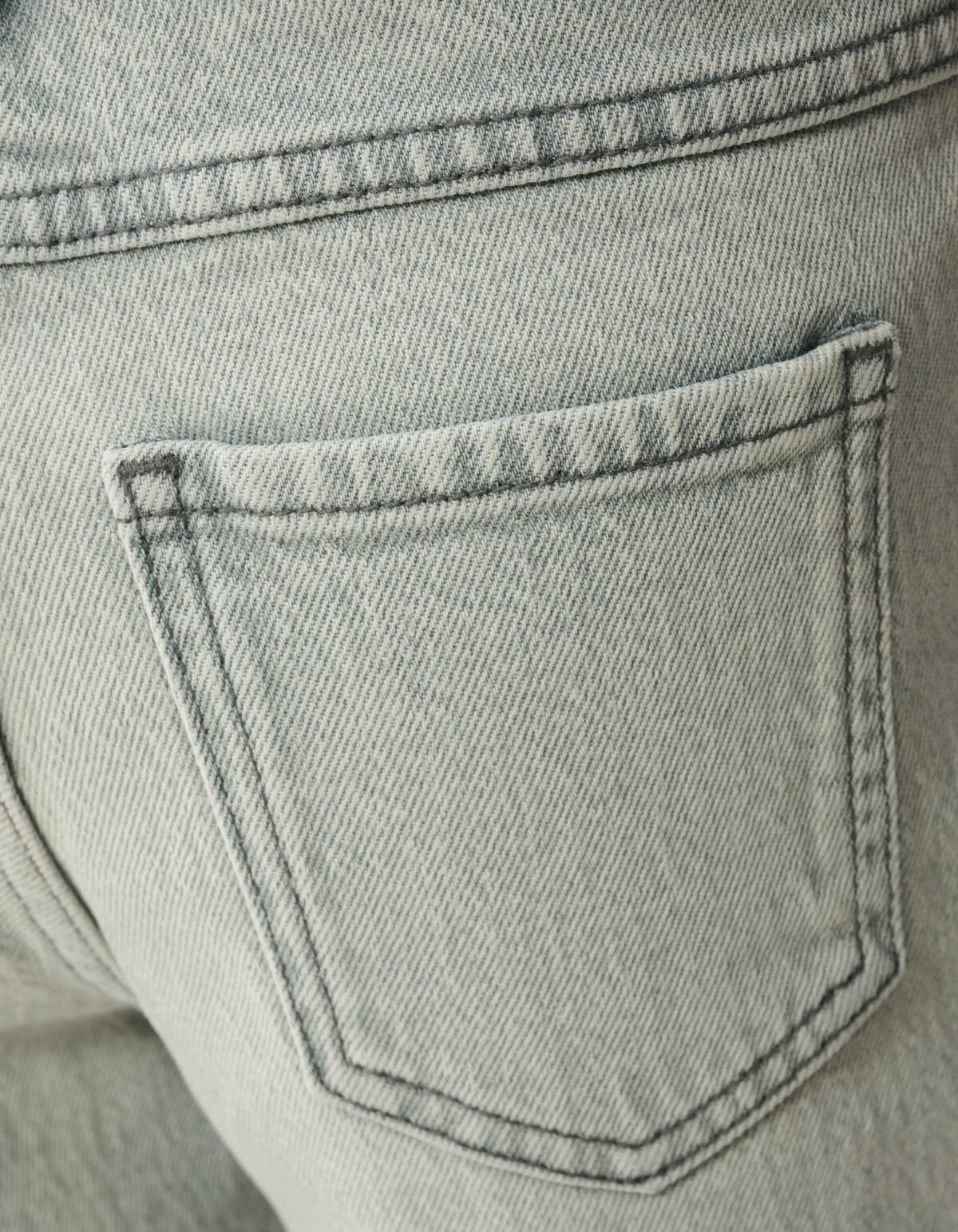 Destroy Straight Fit Jeans Lichtgrijs SHOEBY GIRLS