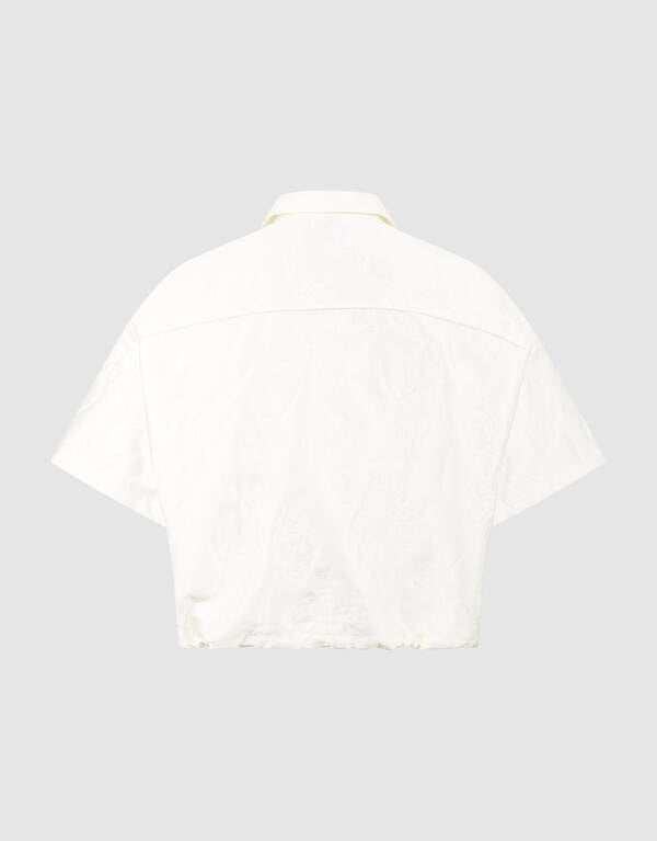 Oversized Jacquard Jack Gebroken Wit SHOEBY WOMEN