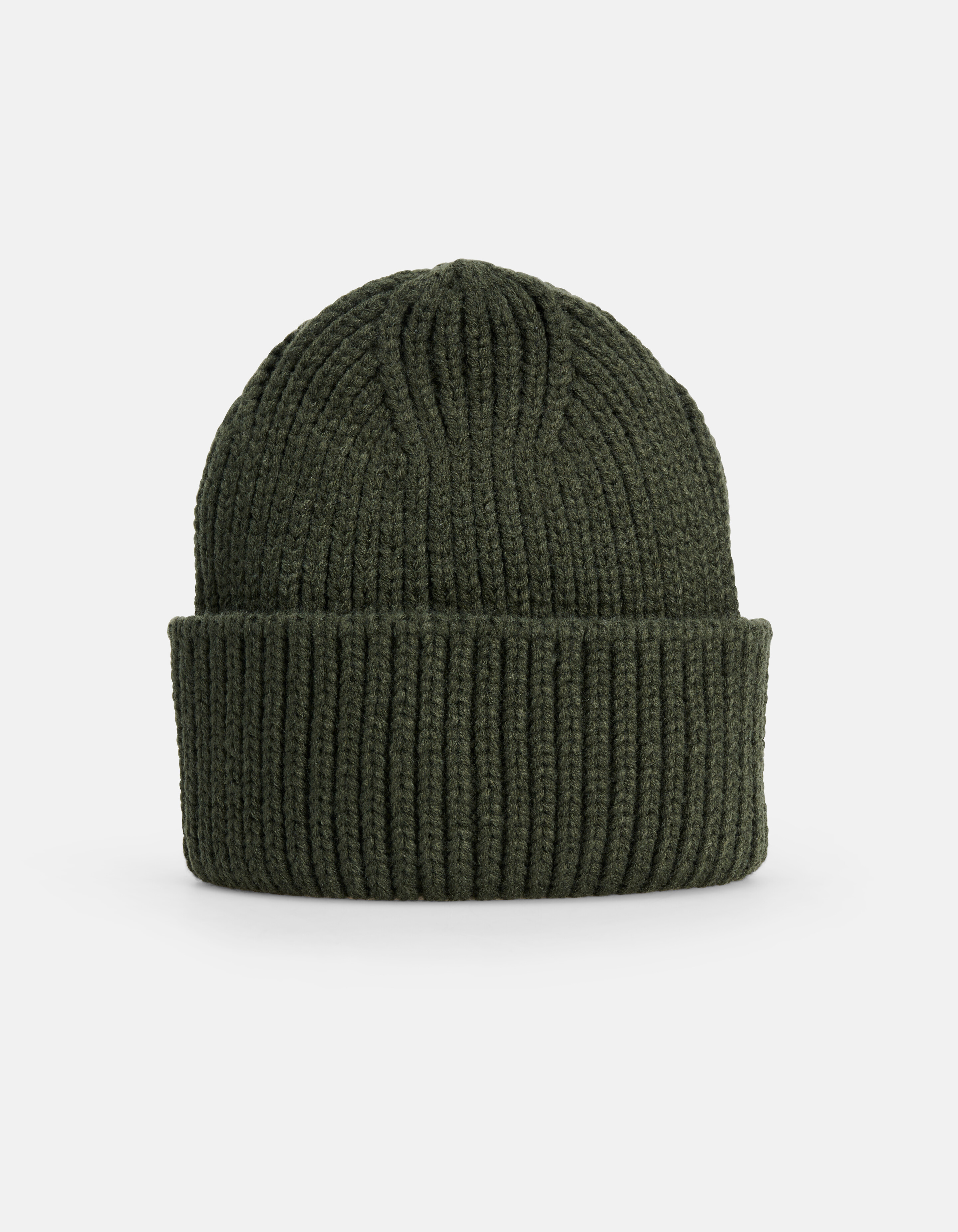 Gebreide Beanie Donkergroen SHOEBY ACCESSOIRES