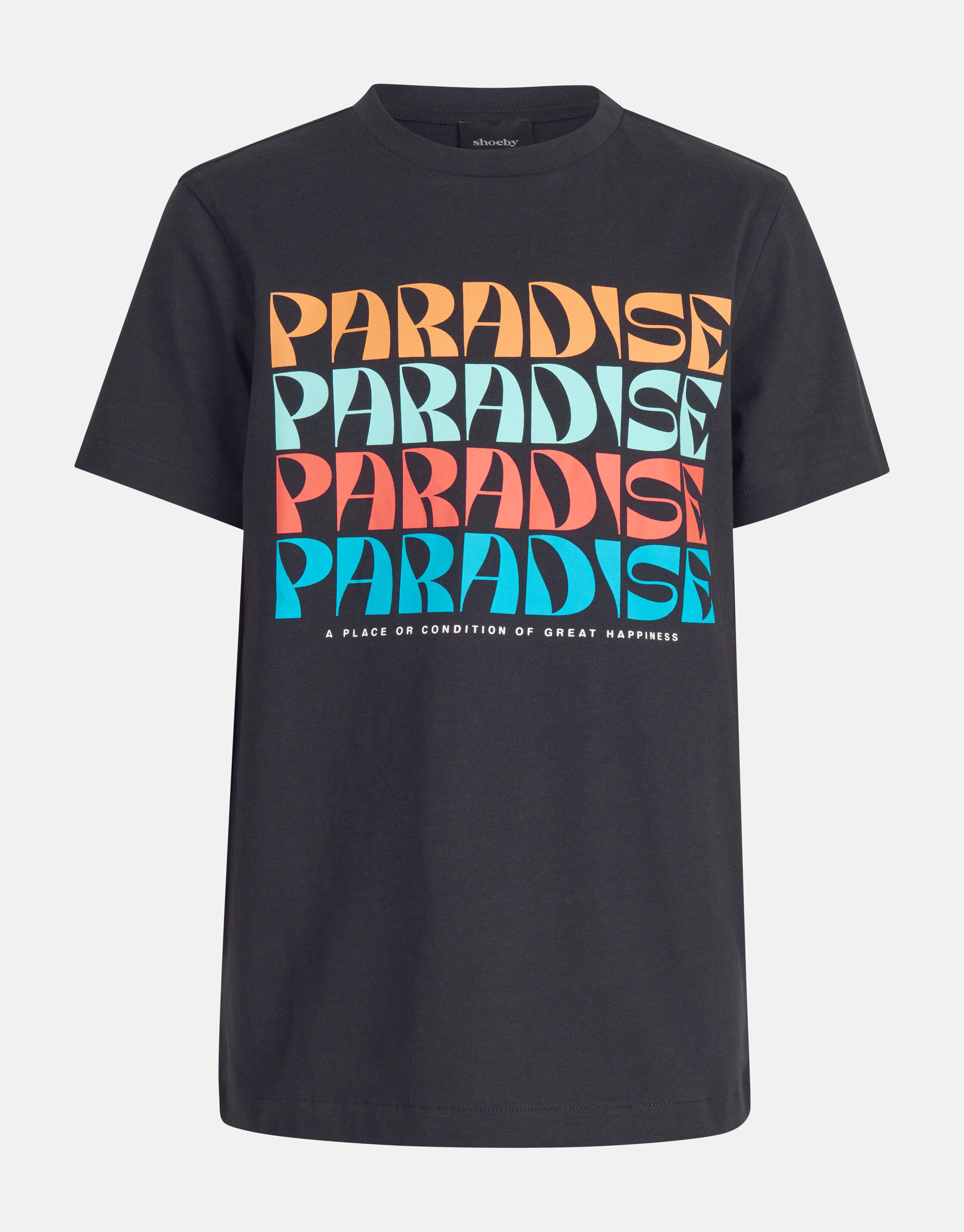 Print T-shirt Zwart SHOEBY BOYS