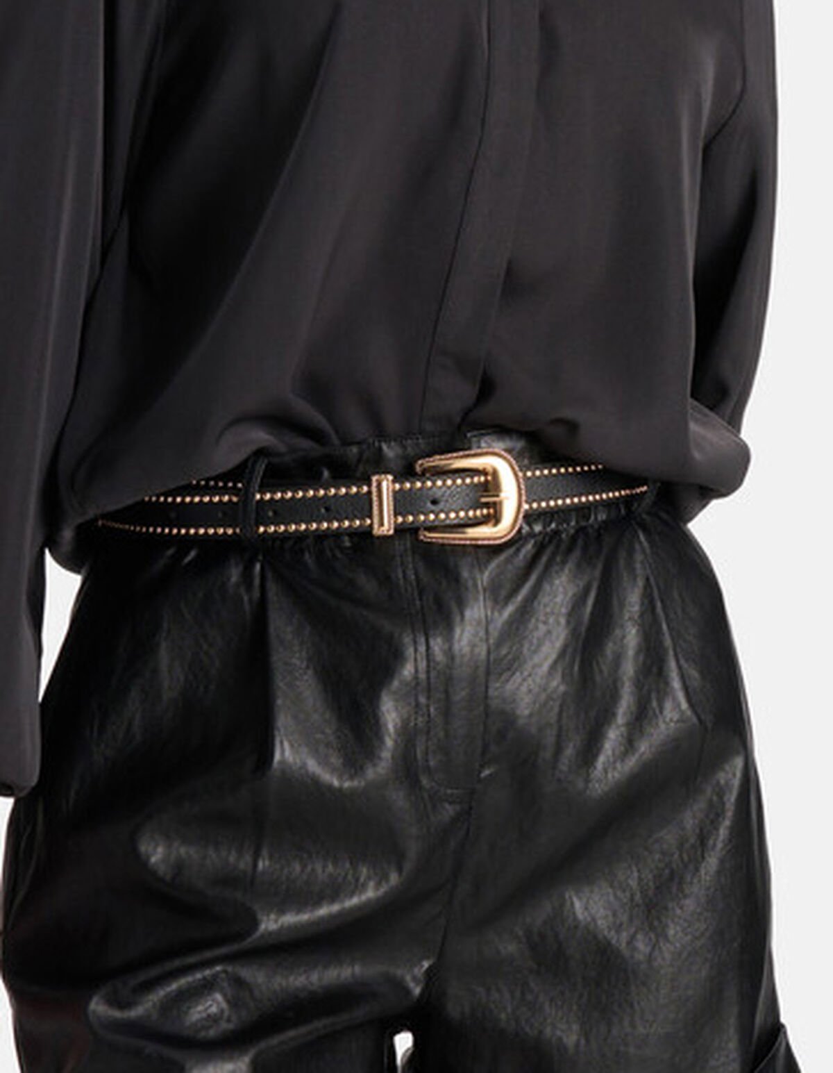 Studs Riem Zwart SHOEBY ACCESSOIRES