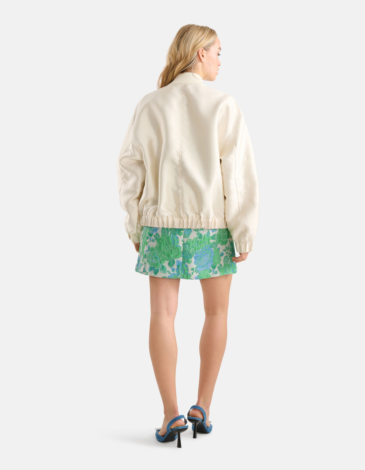 Oversized Bomberjack Gebroken Wit By Monica SHOEBY WOMEN