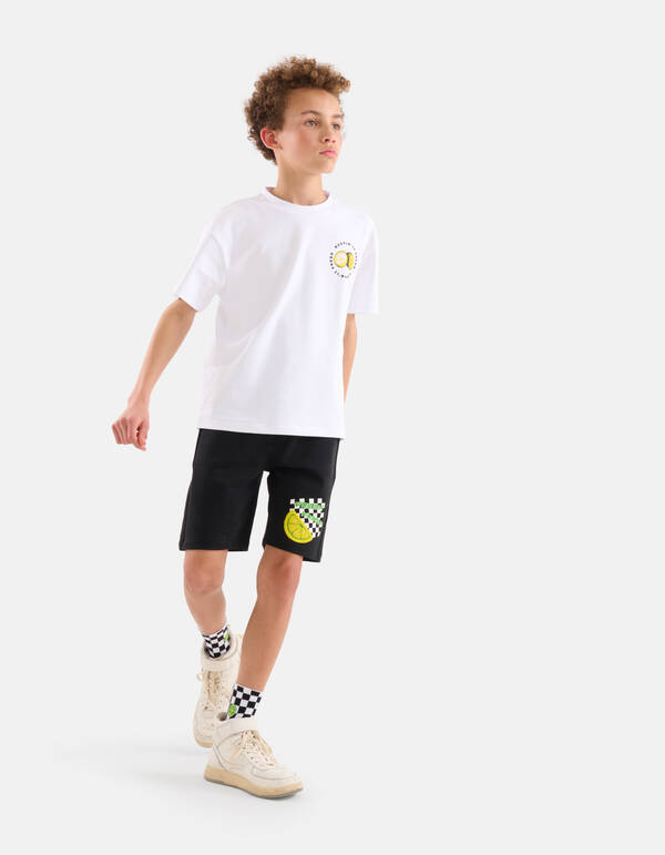Heavy Artwork T-shirt Wit By Dylan SHOEBY BOYS
