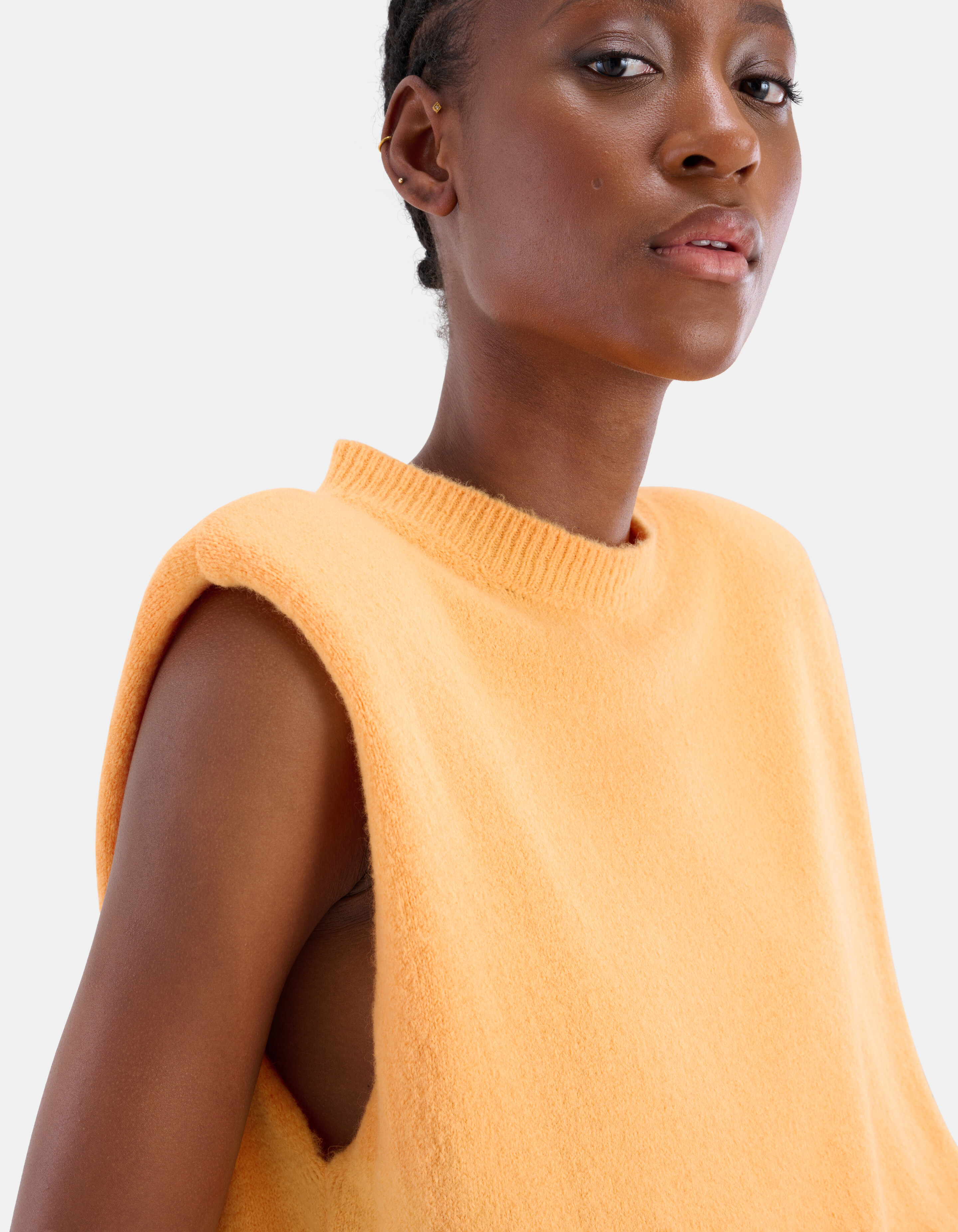 Sleeveless Colour Knit Top EKSEPT