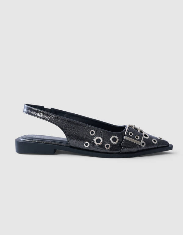 Gesp Slingback Zwart SHOEBY SHOES