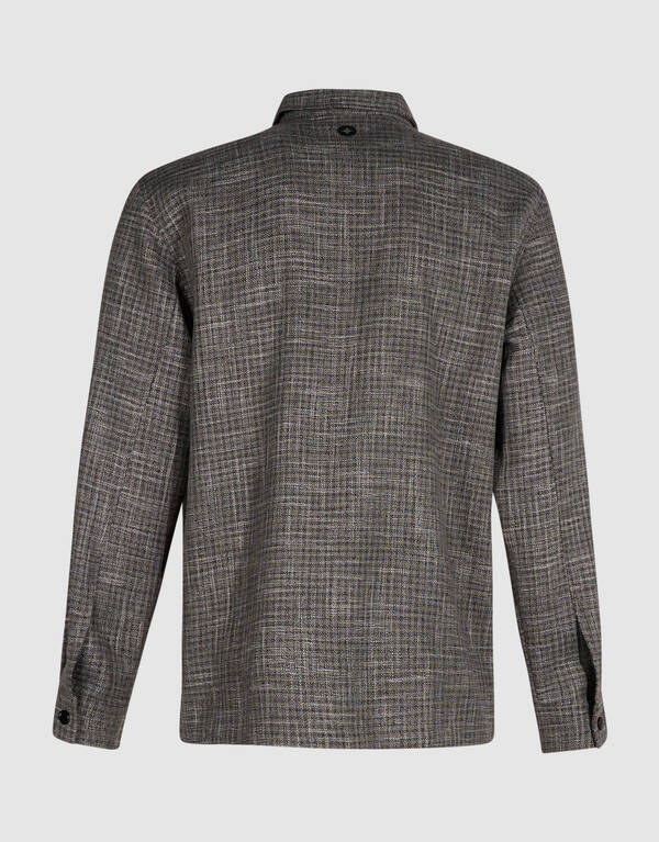 Geruit Overshirt Grijs SHOEBY MEN