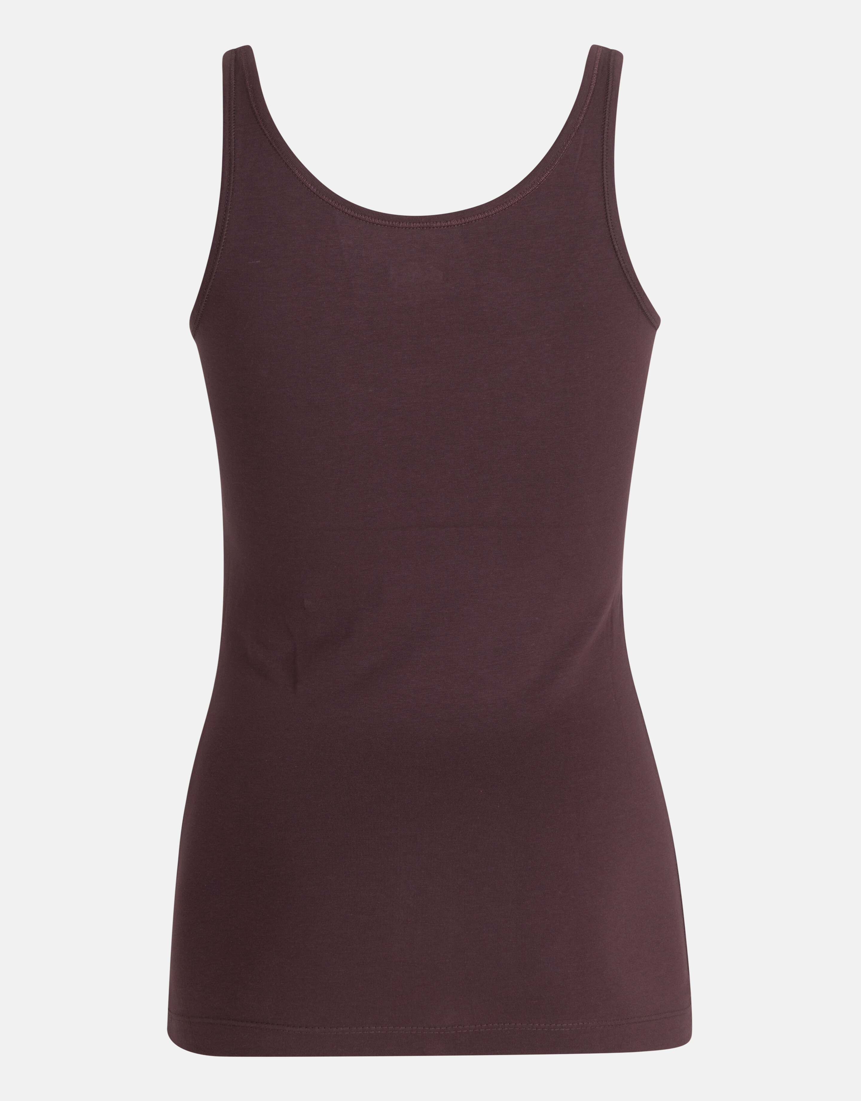 Basis Tanktop Donkerbruin Eksept