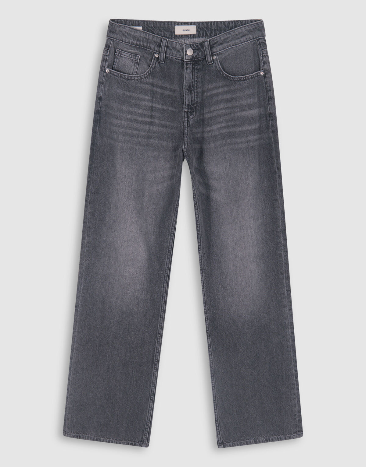 Soft Wide Leg Fit Jeans Grijs SHOEBY WOMEN