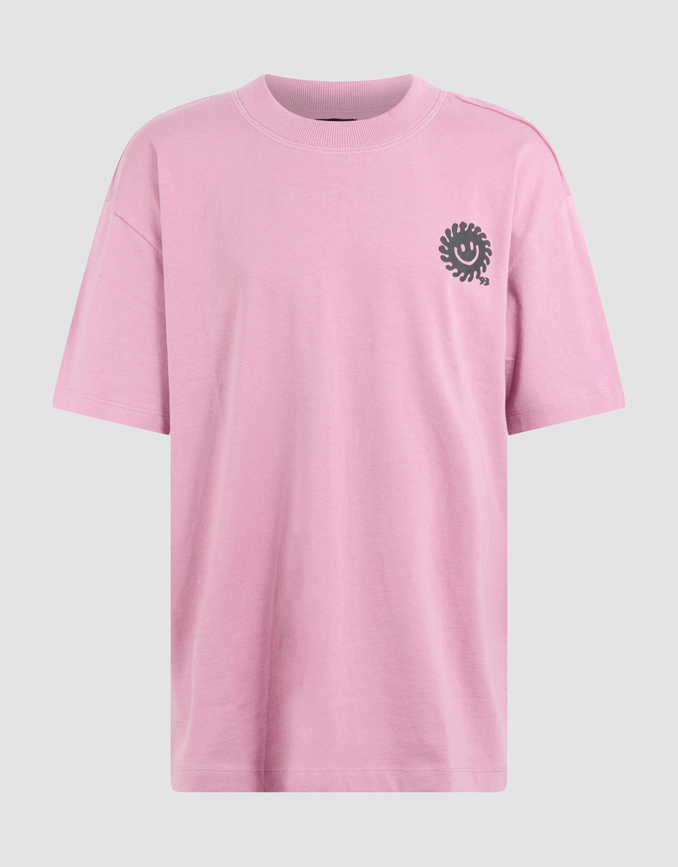 Smiley Sun Artwork T-shirt Roze SHOEBY BOYS