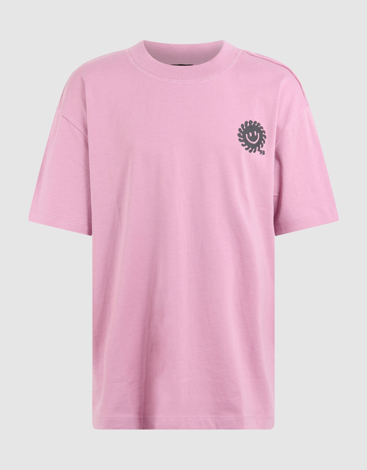 Smiley Sun Artwork T-shirt Roze SHOEBY BOYS