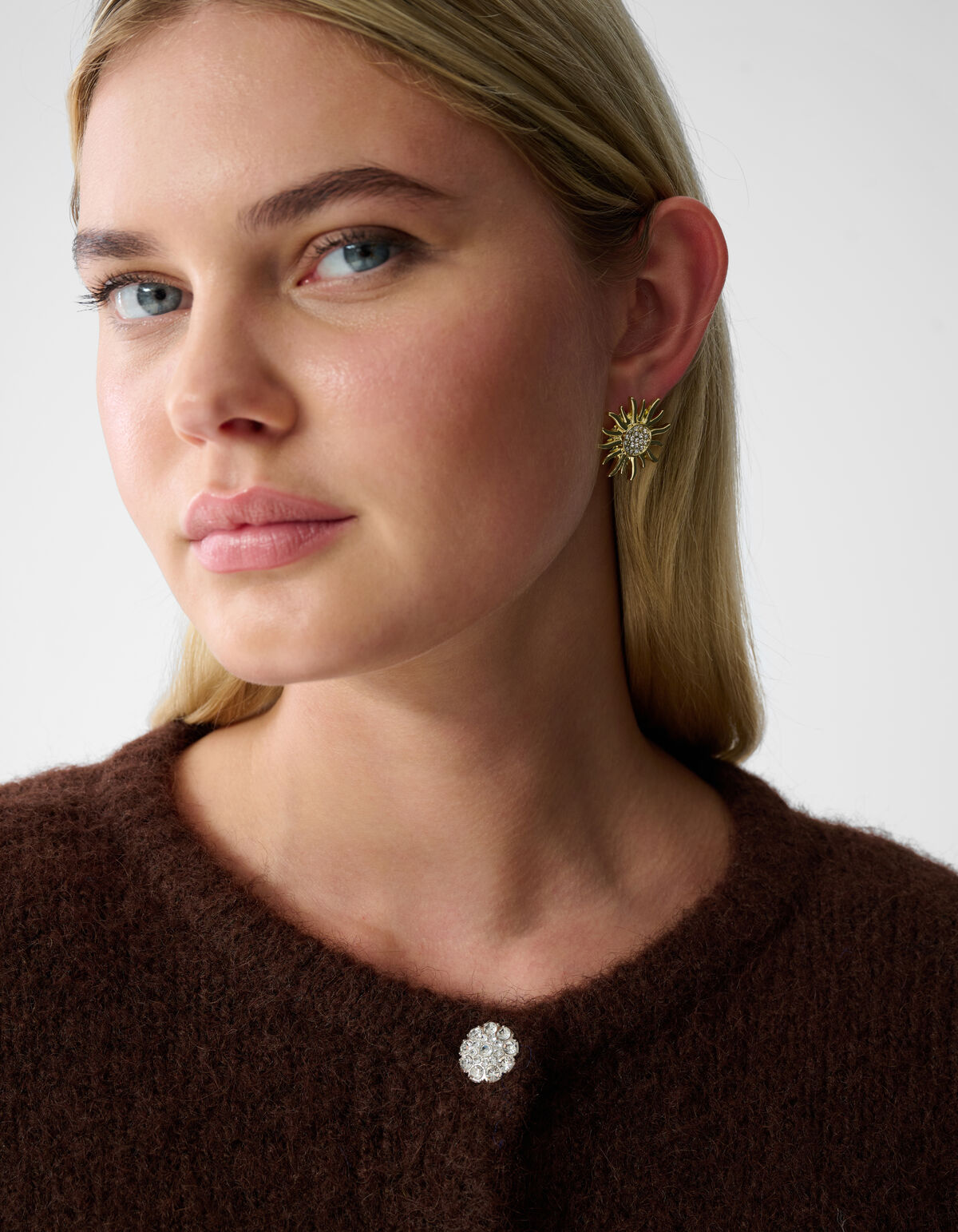 Small Sun Oorbellen Goud SHOEBY ACCESSOIRES
