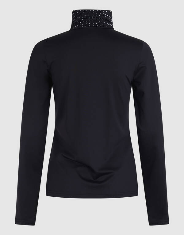 Strass Col Top Zwart SHOEBY WOMEN