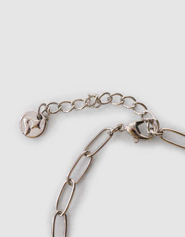 Smiley Armband Zilver SHOEBY ACCESSOIRES