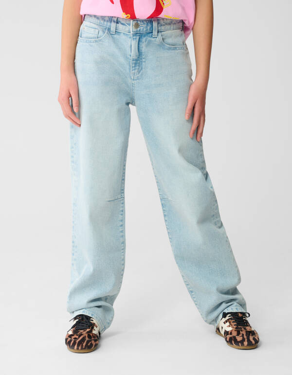 Barrel Fit Jeans Bleached SHOEBY GIRLS