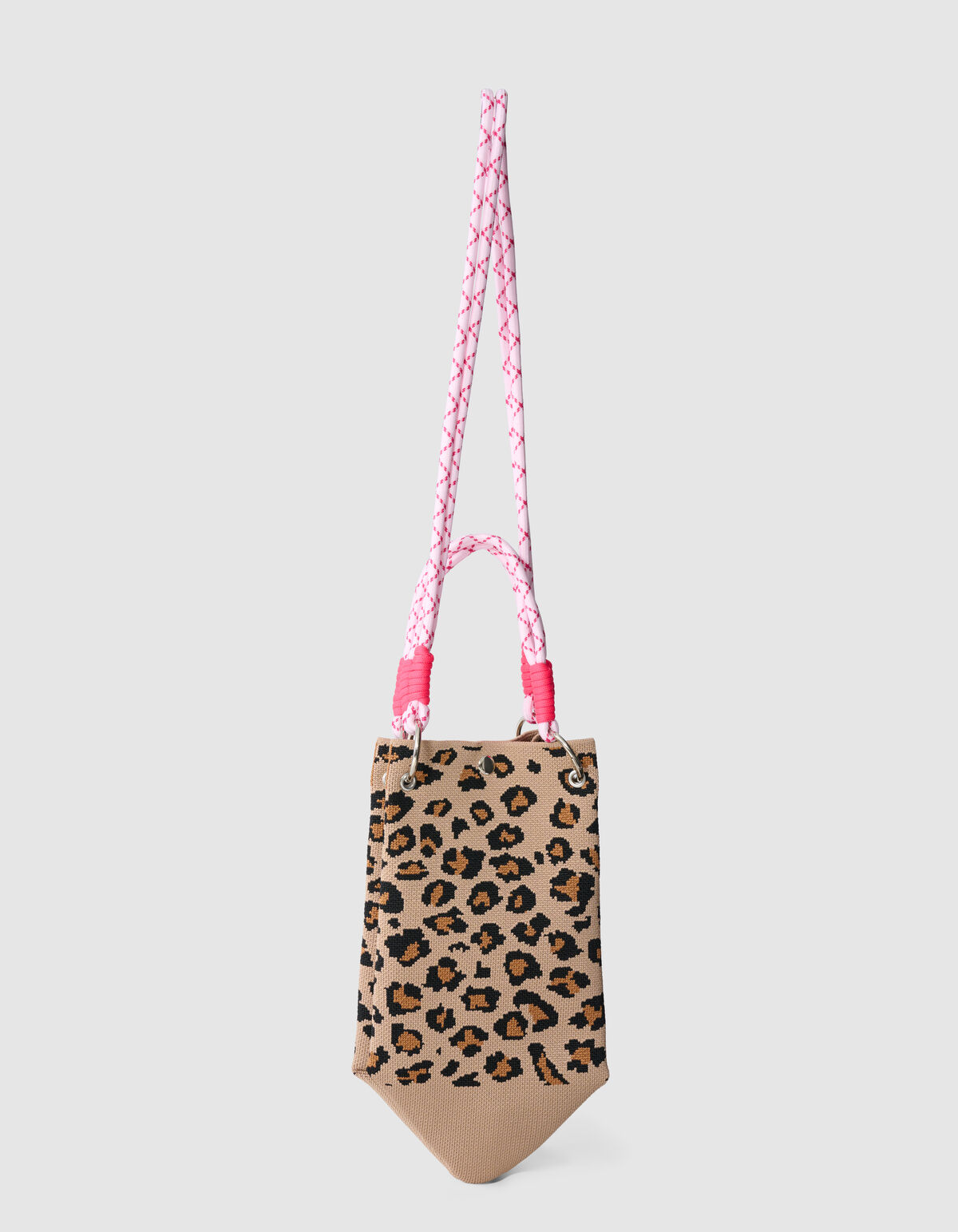 Gebreide Leopard Tas Lichtbruin SHOEBY GIRLS